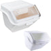 Ingredient Bin Combo 10 & 48 litres Transparent lid |  BCOMB1 Makfry