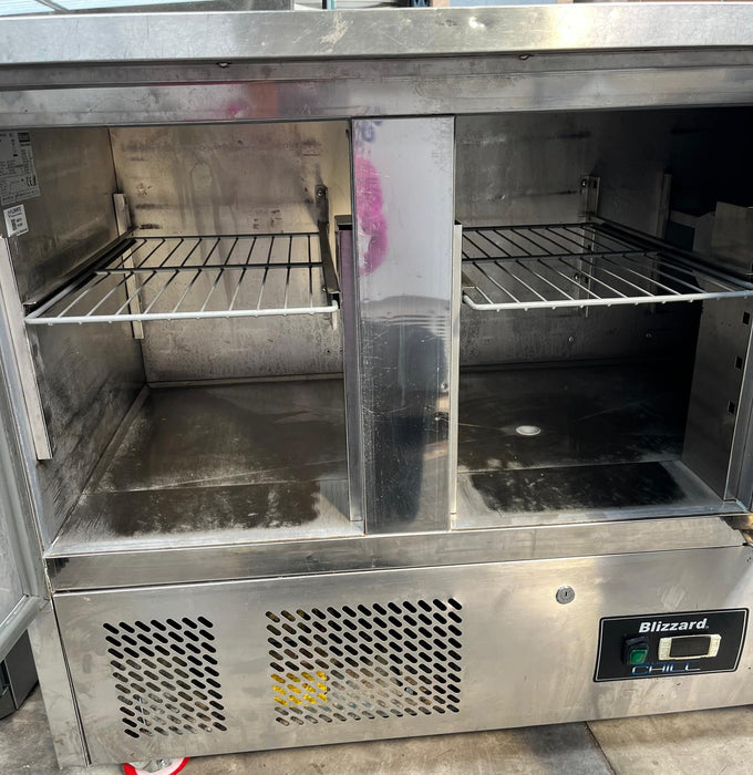 BLIZZARD BCC3 Compact Gastronorm Counter 368L Fridge-Refurbished Canmac Refurbished