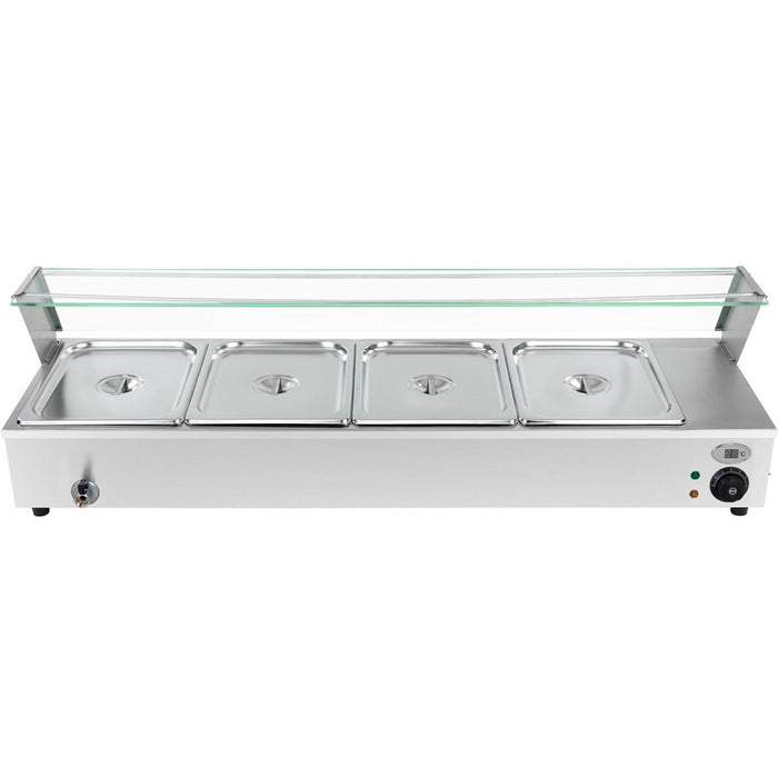 Display Bain Marie Countertop 4xGN1/2 |  BM4D