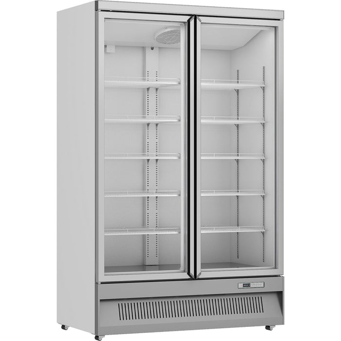 B GRADE Commercial Display cooler 1081 litres Double hinged doors Bottom mount |  BR303 B GRADE