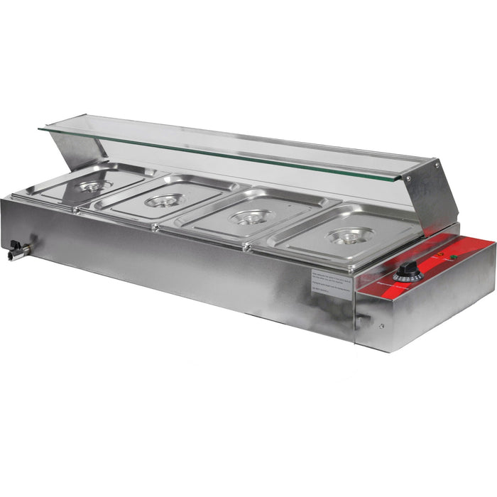 Display Bain Marie Countertop 4xGN1/2 |  BT04