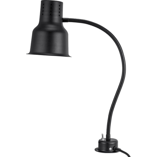 Commercial Single Arm Food warmer 1 heating lamp 250W Black 755mm |  BW01A24 Makfry
