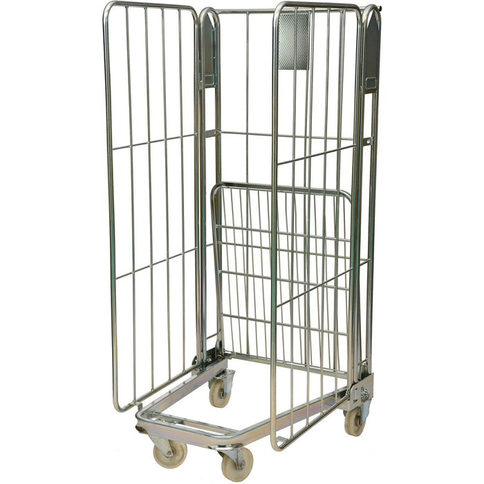Roll Container / Roll Cage 3 sided Loading 500kg 732x845x1670mm |  BY08 Makfry