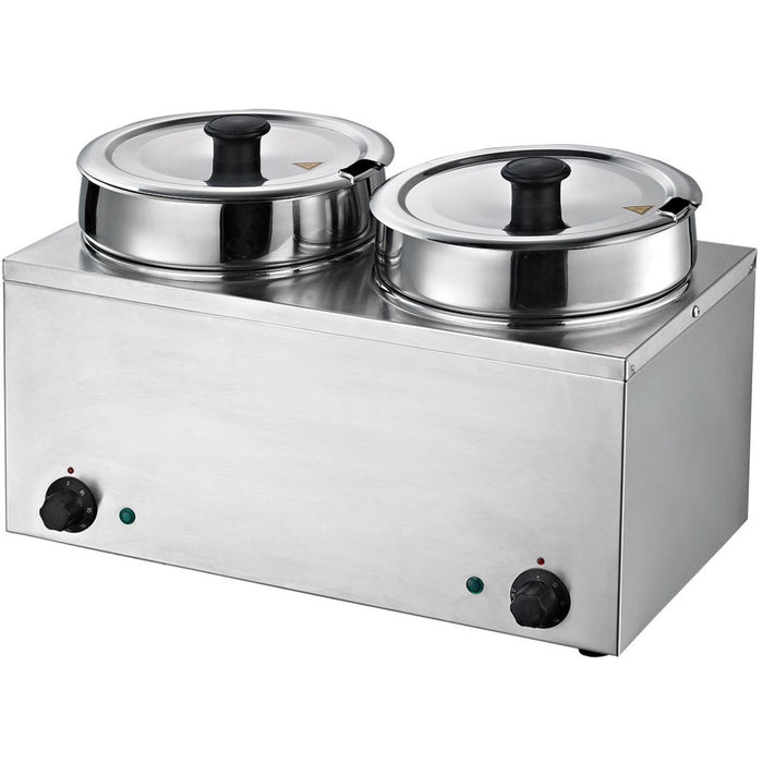 B GRADE Bain Marie 2 Hot pots 2x6.5 litres |  BMP72 B GRADE