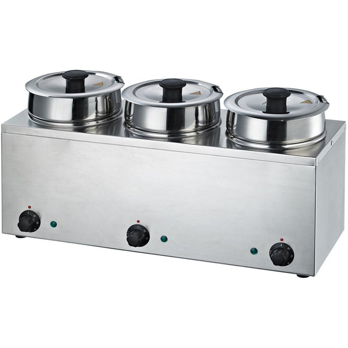 Bain Marie 3 Hot pots 3x3.5 litres |  BMP43