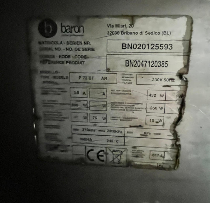 Commercial 2 Doors Upright Freezer-Refurbished Canmac Refurbished