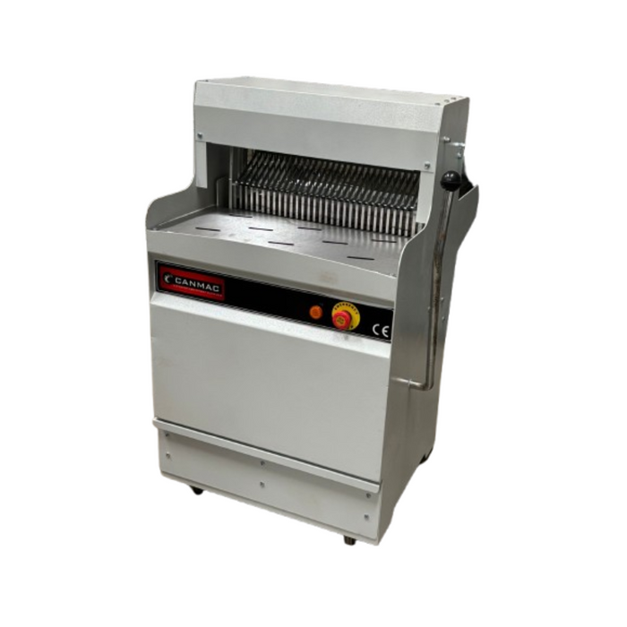 Canmac Professional Bread Slicer Electric Free Standing Commercial Bread Slicer - 13mm 500/H Canmac