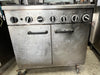 Commercial Burco Titan 6 Burner Gas Cooker Oven-Refurbished Canmac Refurbished