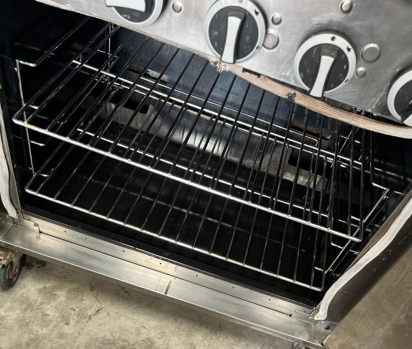 Commercial Burco Titan 6 Burner Gas Cooker Oven-Refurbished Canmac Refurbished