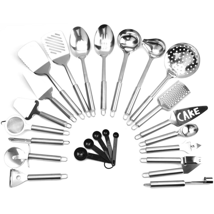 20 Piece Essential Cooking Utensil Kit Stainless Steel |  C0079