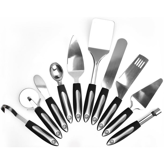 10 Piece Essential Cooking Utensil Kit Stainless Steel |  C0080A