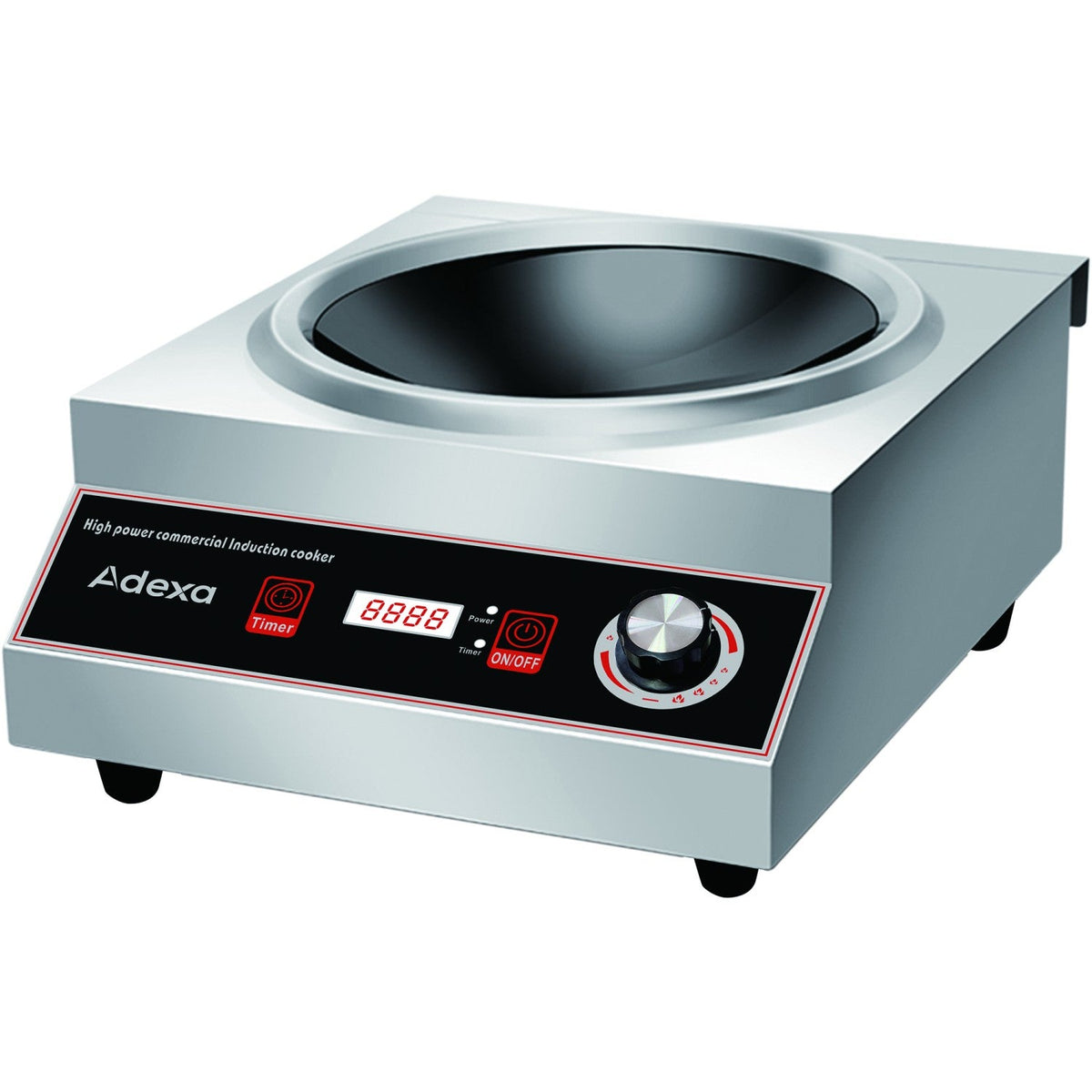 Commercial Wok Induction Cooker 2800W Push Button & Knob Control | C05 ...