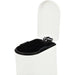 Rectangular Soft Close Pedal Waste Bin 40L Matt White |  C10076FM40L Makfry