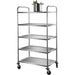 Professional Stainless Steel Trolley 5-Tiers 150kg Capacity 920x600x1540mm |  CARRO5 Makfry