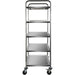 Professional Stainless Steel Trolley 5-Tiers 150kg Capacity 920x600x1540mm |  CARRO5 Makfry
