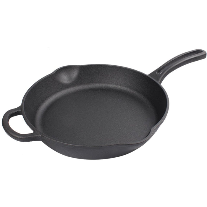 Cast Iron Skillet Pan Round Pre-seasoned ø262mm |  KBJP26 Makfry