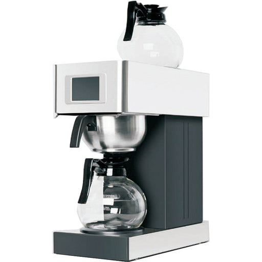 Commercial Filter Coffee Machine Manual &Amp; Automatic Fill 1.8 Litre 2 Glass Jugs | Cb02 A1 Makfry