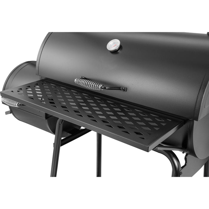 Charcoal BBQ Grill with Smoker |  CC1830F Makfry