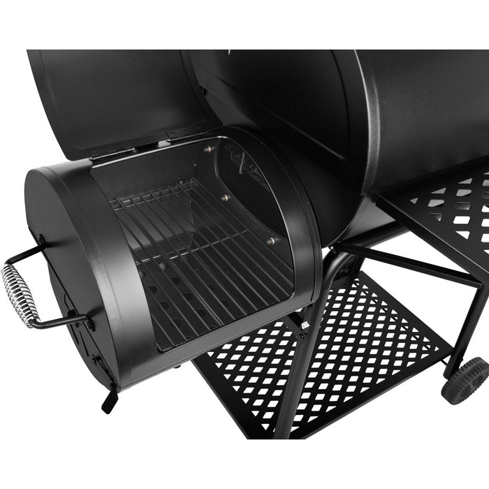 Charcoal BBQ Grill with Smoker |  CC1830F Makfry