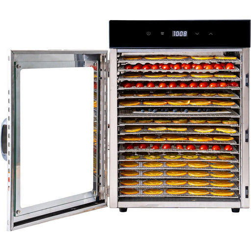 Commercial Food Dehydrator 16 Removable Trays 1.5k W | Cd16 A Makfry