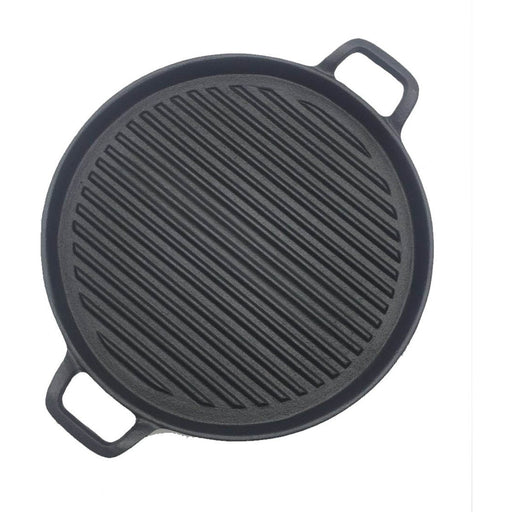 Premium Round 12" Cast Iron Skillet Pan|  CF33003 Makfry
