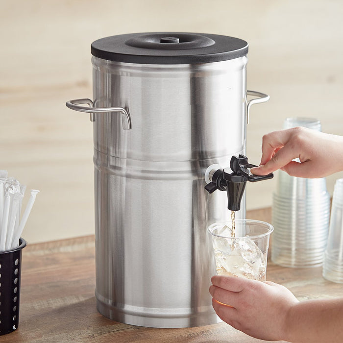 Commercial Stainless Steel Hot & Cold Beverage Dispenser 7.5 litres  |  CFTD2GR Makfry