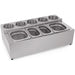 Commercial Condiment & Cutlery Holder including pans |  CH004 Makfry