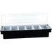 Garnish Tray / Condiment Dispenser with Lid 6 compartments |  CHA001 Makfry