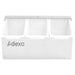 Garnish Tray / Condiment Dispenser with Lid 3 compartments Stainless steel & Plastic |  CHB03 Makfry