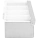 Garnish Tray / Condiment Dispenser with Lid 4 compartments Stainless steel & Plastic |  CHB04 Makfry