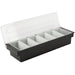 Garnish Tray / Condiment Holder with Lid 6 Compartments |  CHC46 Makfry