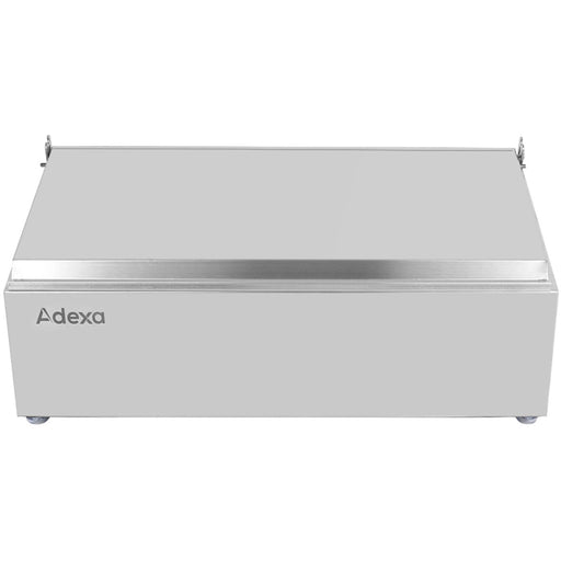 Commercial Condiment Holder with lid including 3xGN1/6-100mm containers Stainless steel |  CHD03AFL Makfry