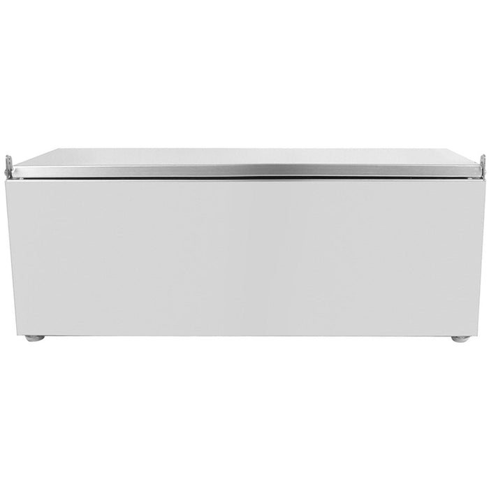 Commercial Condiment Holder with lid including 3xGN1/6-100mm containers Stainless steel |  CHD03AFL Makfry