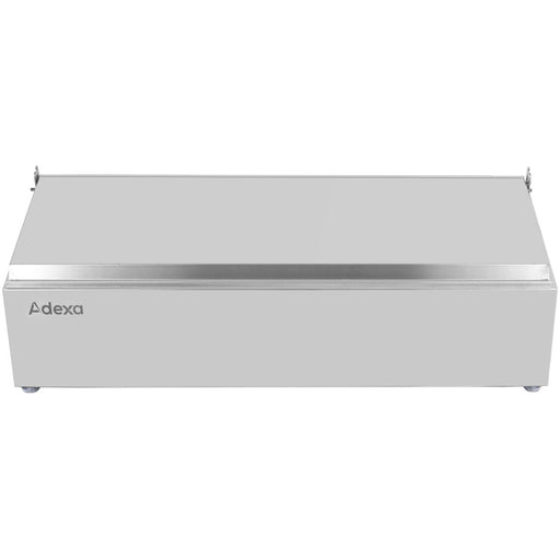 Commercial Condiment Holder with lid including 4xGN1/6-100mm containers Stainless steel |  CHD04AFL Makfry