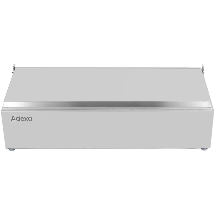 Commercial Condiment Holder with lid including 4xGN1/6-100mm containers Stainless steel |  CHD04AFL Makfry