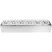 Commercial Condiment Holder including 6xGN1/6-100mm pans & Lids |  CHD06A Makfry