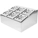 Commercial Condiment Holder including 6xGN1/6-150mm pans & lids |  CHD06BD Makfry