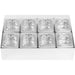 Commercial Condiment Holder including 8xGN1/6-100mm pans & fliptop lids |  CHD08BPCFL Makfry