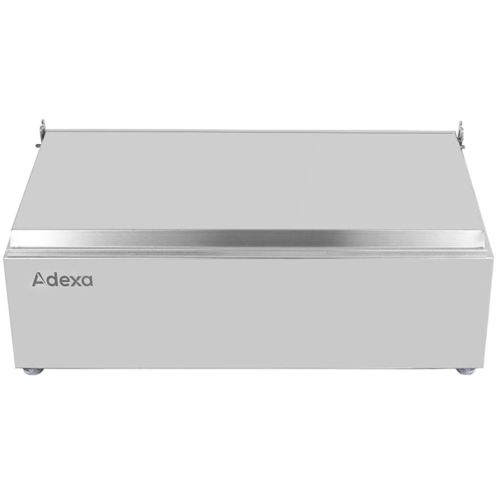 Commercial Condiment Holder with lid including 3xGN1/4-100mm containers Stainless steel |  CHE03AFL Makfry