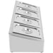 Commercial Condiment Holder including 4xGN1/4-100mm containers with lid Stainless steel |  CHE04A Makfry