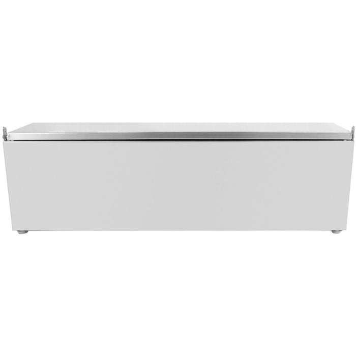 Commercial Condiment Holder with lid including 4xGN1/4-100mm containers Stainless steel |  CHE04AFL Makfry
