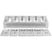 Commercial Condiment Holder including 6xGN1/4-100mm containers with lid Stainless steel |  CHE06A Makfry