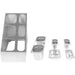 Commercial Condiment Pan Holder including 3xGN1/6 + 3xGN1/9 pans & ladles |  CHM01DPCFL Makfry