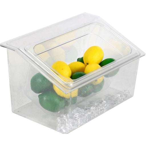 Chilled Condiment Holder including 1xGN1/3-100mm container with lid Plastic |  CHP04B Makfry