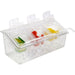 Chilled Condiment Holder including 3xGN1/6-150mm containers with lid Plastic |  CHP06BD Makfry