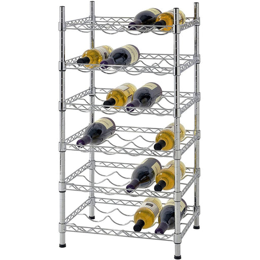 Commercial 6 Tier Wine Rack 450x350x900mm |  CJB1446 Makfry