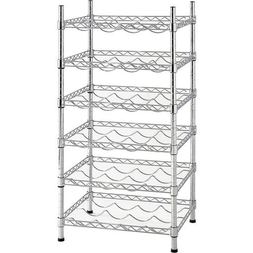 Commercial 6 Tier Wine Rack 450x350x900mm |  CJB1446 Makfry