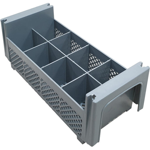 Cutlery insert basket 8 compartments 195 x 450 x 185mm |  CKB8 Makfry