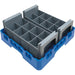 Cutlery insert basket 8 compartments 195 x 450 x 185mm |  CKB8 Makfry
