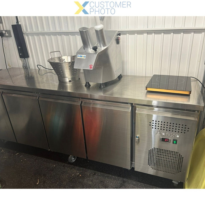 Commercial Refrigerated Counter 4 Doors Depth 600mm | Rs41 V Makfry